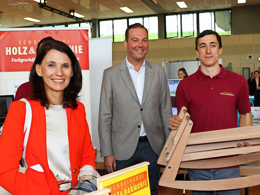 Die HeDu-Messe (von Dunkemotoren und Hectronic) mit 40 Ausstellern zog Schlerinnen und Schler aus der ganzen Region an.