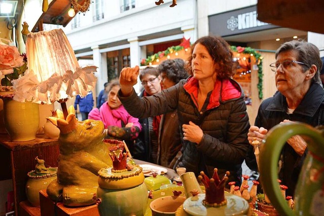 Mit einem neuen Konzept will der Fachb...den Lrracher Weihnachtsmarkt beleben.  | Foto: Barbara Ruda