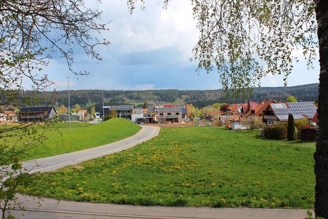 Durch eine nderung des Bebauungsplane...winger Weg (rechts) verdichtet werden.  | Foto: Christa Maier