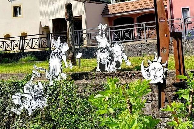 Bürger sind Paten der Skulpturen am Bach in Rheinfelden-Degerfelden