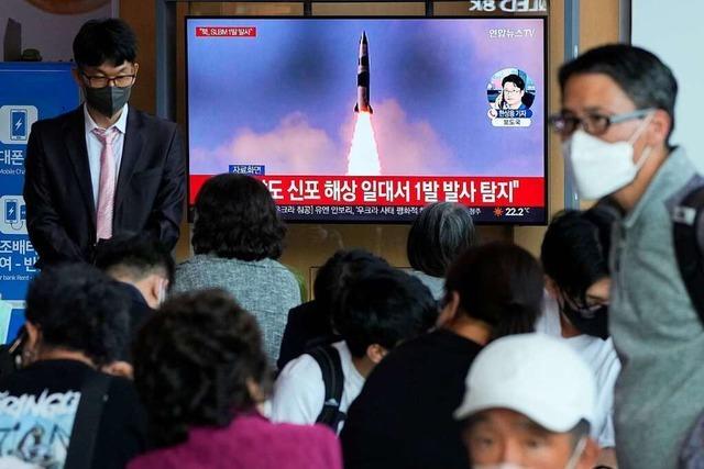 Nordkorea testet möglicherweise atomwaffenfähige U-Boot-Rakete