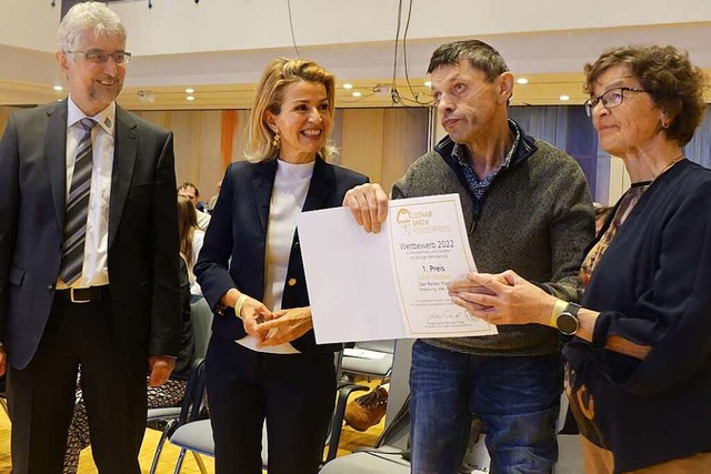 Ehrenbrgerin Anne-Sophie Mutter und B... 15 Preistrgerinnen und Preistrgern.  | Foto: Roswitha Frey