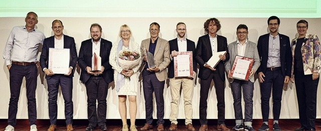 FWTM-Geschftsfhrer Daniel Strowitzki...tern der ausgezeichneten Unternehmen.   | Foto: Studio Felix Groteloh