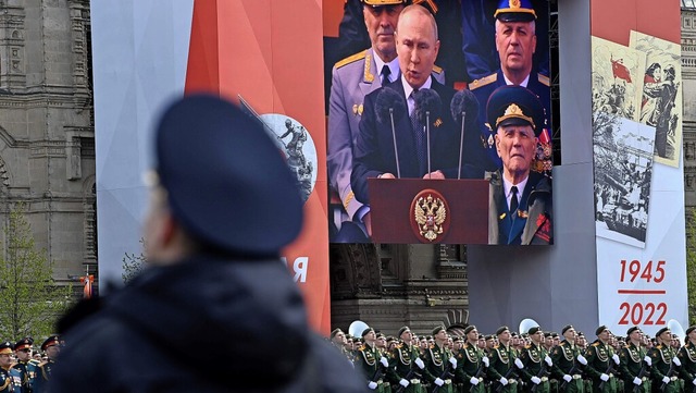 Die Rede von Wladimir Putin in Moskau wurde mit Spannung erwartet.  | Foto: KIRILL KUDRYAVTSEV (AFP)