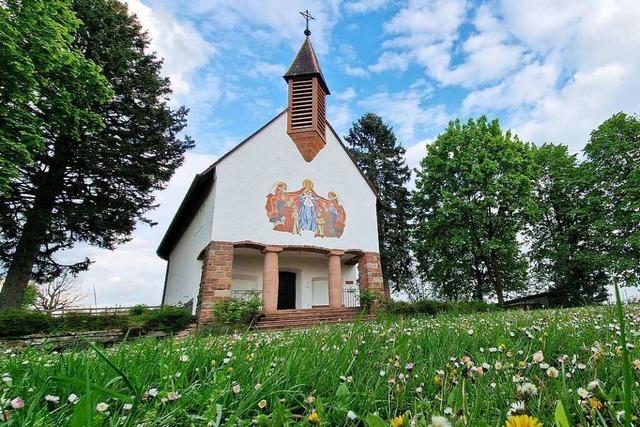Die Kapelle Maria Frieden bei Kippenheim hat einen neuen Anstrich erhalten