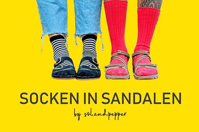 Socken in Sandalen: Alle Podcast-Folge...gbar und berall, wo es Podcasts gibt.  | Foto: Sol and Pepper (privat)