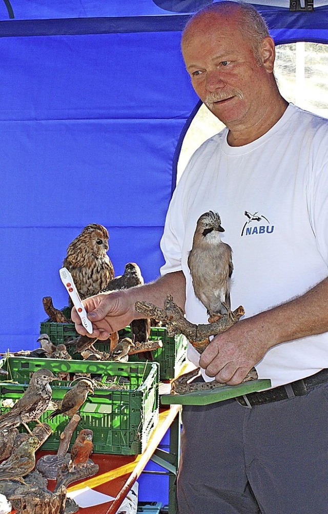 Harald Nle ist seit vielen Jahrzehnten im Naturschutz aktiv.  | Foto: Dorothe Kuhlmann