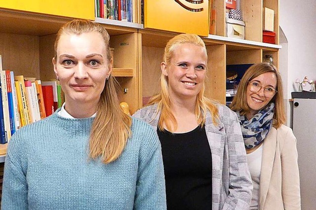 Den Kindergarten Sapperlot trgt jetzt...er und Olga Lagarde (Kita-Leiterinnen)  | Foto: Sabine Ehrentreich