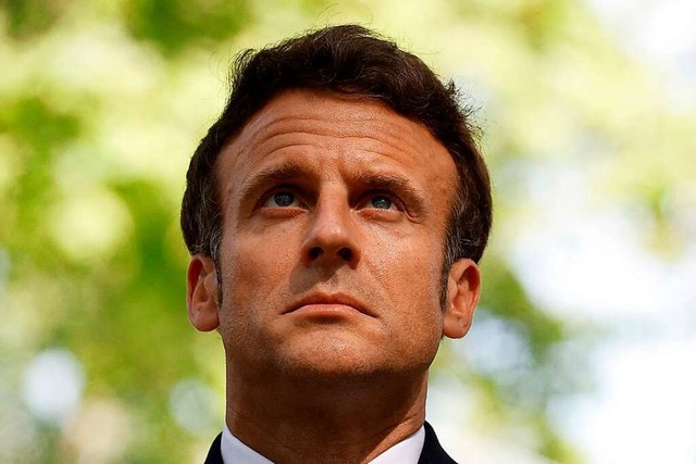 Frankreichs Prsident Emmanuel Macron  | Foto: CHRISTIAN HARTMANN (AFP)