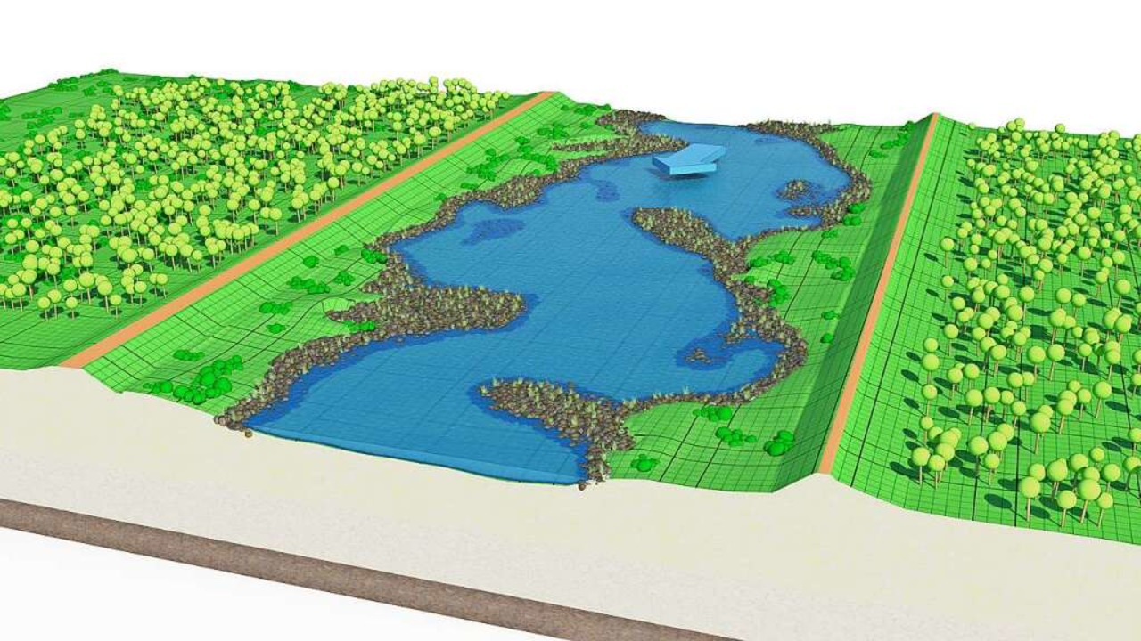 Eine Visualisierung des renaturierten Flussbetts  | Foto: Rüdiger Mach