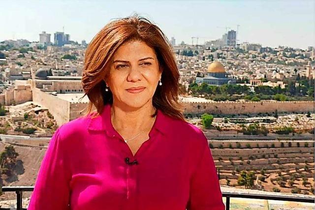 Reporterin von Al-Dschasira im Westjordanland erschossen