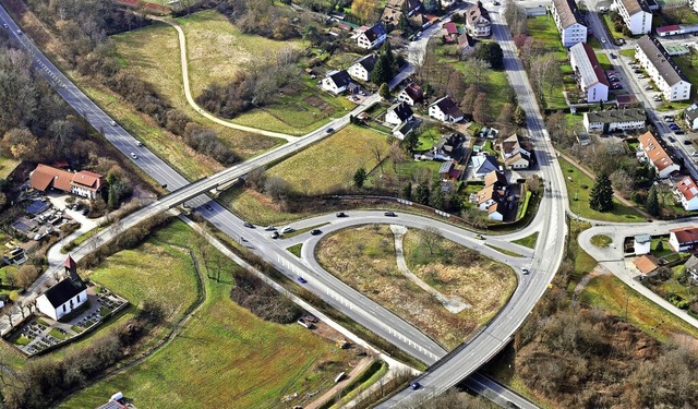 Der Eichener Knoten bekommt ab 2030 se...n die jetzigen Plne umgesetzt werden.  | Foto: Erich Meyer