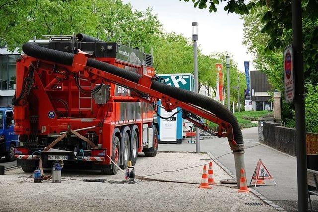 Zwei Pumpen sollen die Altstadt gegen berschwemmungen absichern