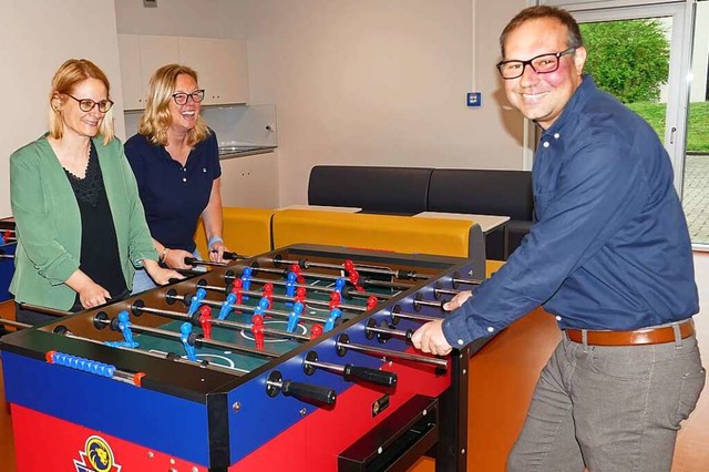 Das  Leitungsteam der Hans-Thoma-Schul...und Konrektor Fabian Zoller-Wunderlich  | Foto: Martin Kpfer