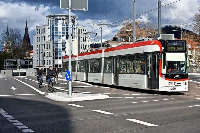 Zwei Unfälle mit Trams in Freiburg