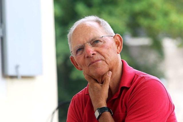 Schäuble über Ehrenbürgerschaft in Offenburg: 