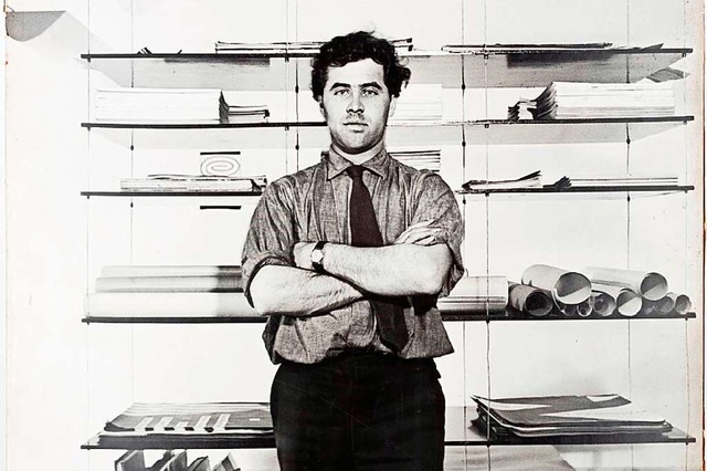 Otl Aicher in seinem Atelier im Jahr 1953  | Foto: Florian Aicher (dpa)