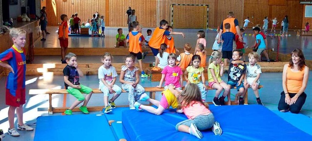 Kinderaktion der Spo-Funnis  | Foto: Karlernst Lauffer