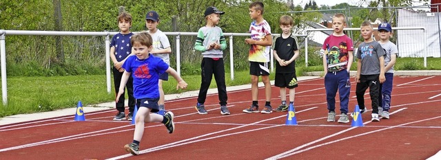 Spa an der Bewegung und Teamgeist sol...Kinderolympiade im Vordergrund stehen.  | Foto: Juliane Khnemund