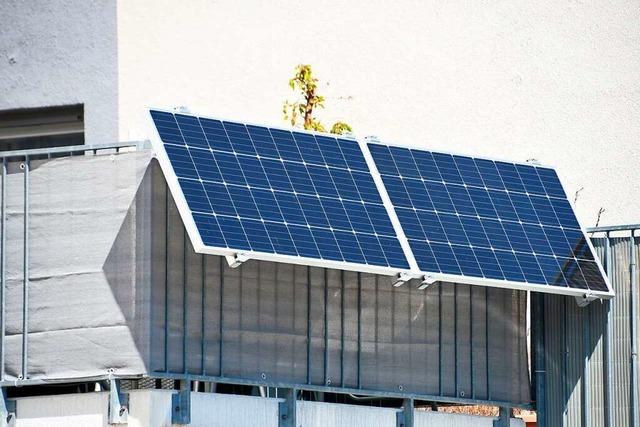 Herbolzheim frdert Kleinkraftwerke auf dem Balkon mit bis zu 200 Euro