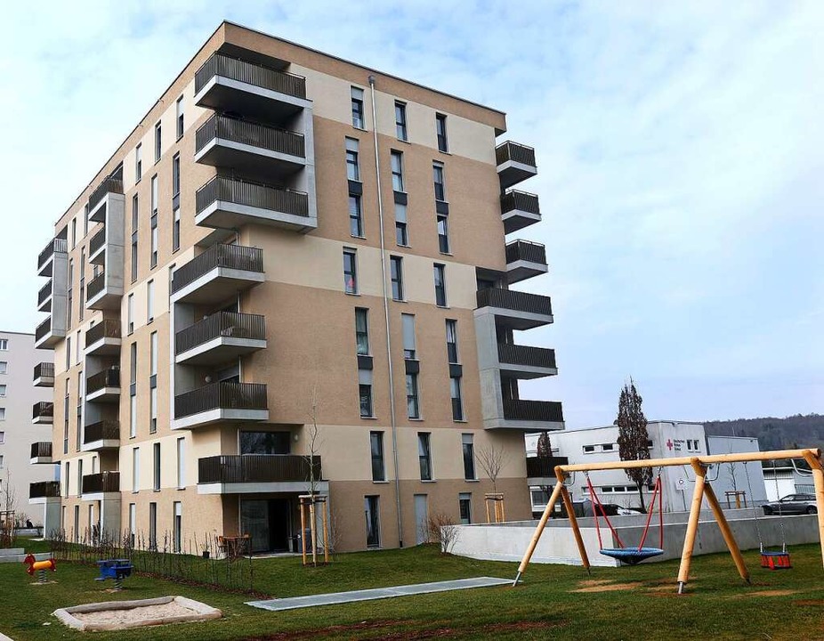 Nur eines der zahlreichen Projekte der...ße 22 mit 47 preisgünstigen Wohnungen.  | Foto: Wohnbau Rheinfelden