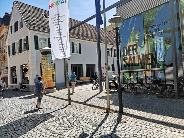 Der umgebaute Salmen kann hoffentlich ...drohenden Gefahren deutlich zu machen.  | Foto: Ralf Burgmaier