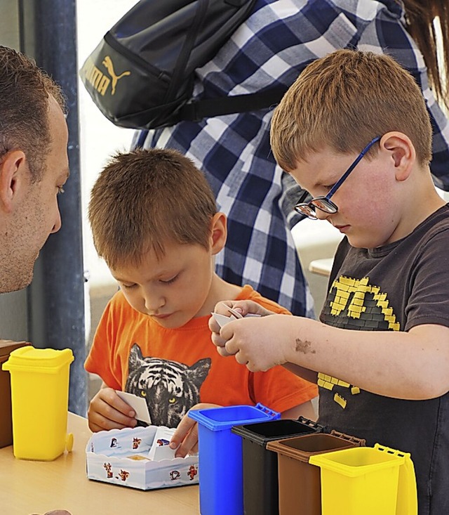 Beim Schulfest der Leopoldschule gab es viele Mitmachaktionen.  | Foto: Herbert Frey