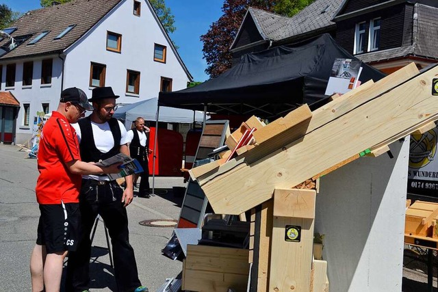 Auch die Handwerksbetriebe stellen sich vor  | Foto: Christiane Sahli