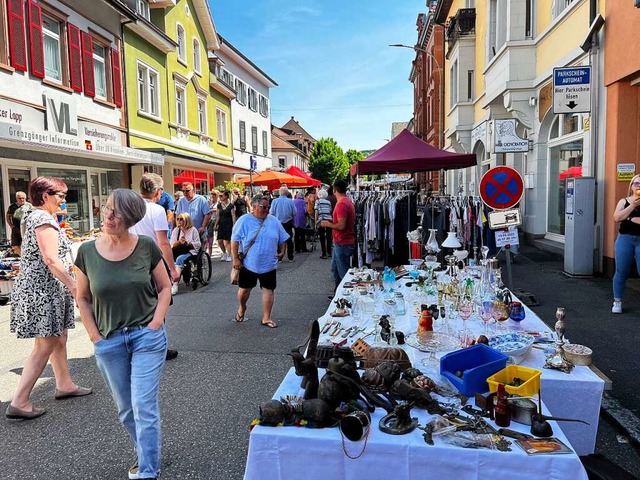 Ein sonniges  Doppel-Fest fr Klein  u...r in Schopfheim am Wochenende geboten.  | Foto: Hans-Jrgen Hege