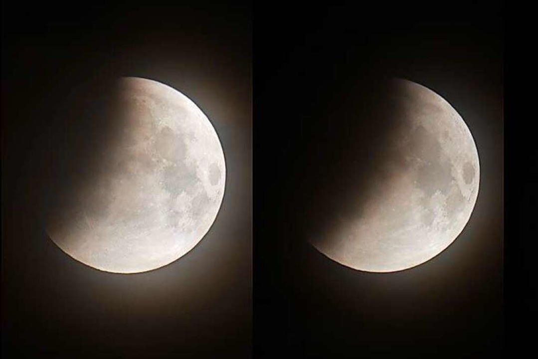 Langsam breitet sich der Schatten ber...nommen, zwischen 4:30 Uhr und 5:30 Uhr  | Foto: Aaron Hohenfeld