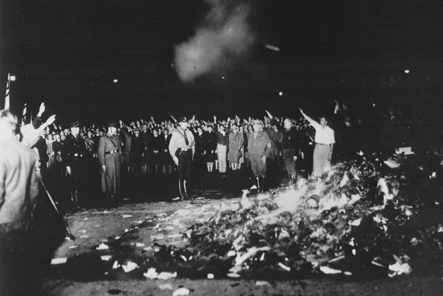 Auch in Freiburg wurden von den Nazis Bcher verbrannt