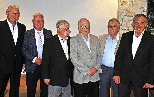 Verdiente Funktionre: (von links) Kre...und der neue Vorsitzende Ottmar Heiler  | Foto: Ottmar Heiler