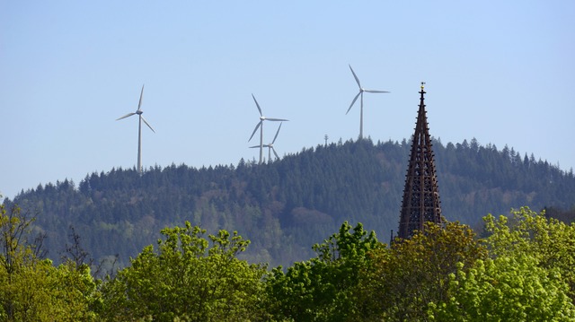 Vier Windrder auf dem  Rokopf zwisch...en der EU deutlich vereinfacht werden.  | Foto: Ingo Schneider