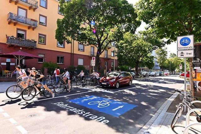 Freiburg-Stühlinger hat eine neue Fahrradstraße