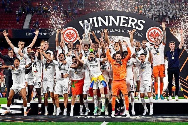 Fotos: So feiern Eintracht Frankfurt und Fans den Sieg der Europa League