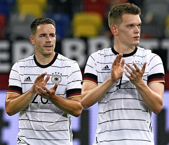 Vorerst nicht mehr im DFB-Team: Christian Gnter (links),  Matthias Ginter  | Foto: Uwe Kraft via www.imago-images.de