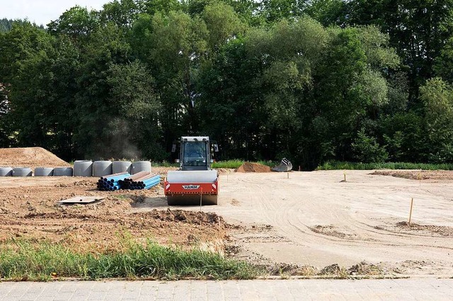 Das neue Baugebiet in Bollschweil &#82...e II&#8220; wird derzeit erschlossen.  | Foto: Timo Drr