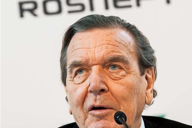Gerhard Schröder verlässt Posten als Aufsichtsratschef bei Rosneft