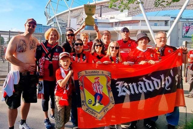 Zeigen Sie uns Ihre schnsten Fanmomente vom DFB-Pokalfinale mit dem SC Freiburg