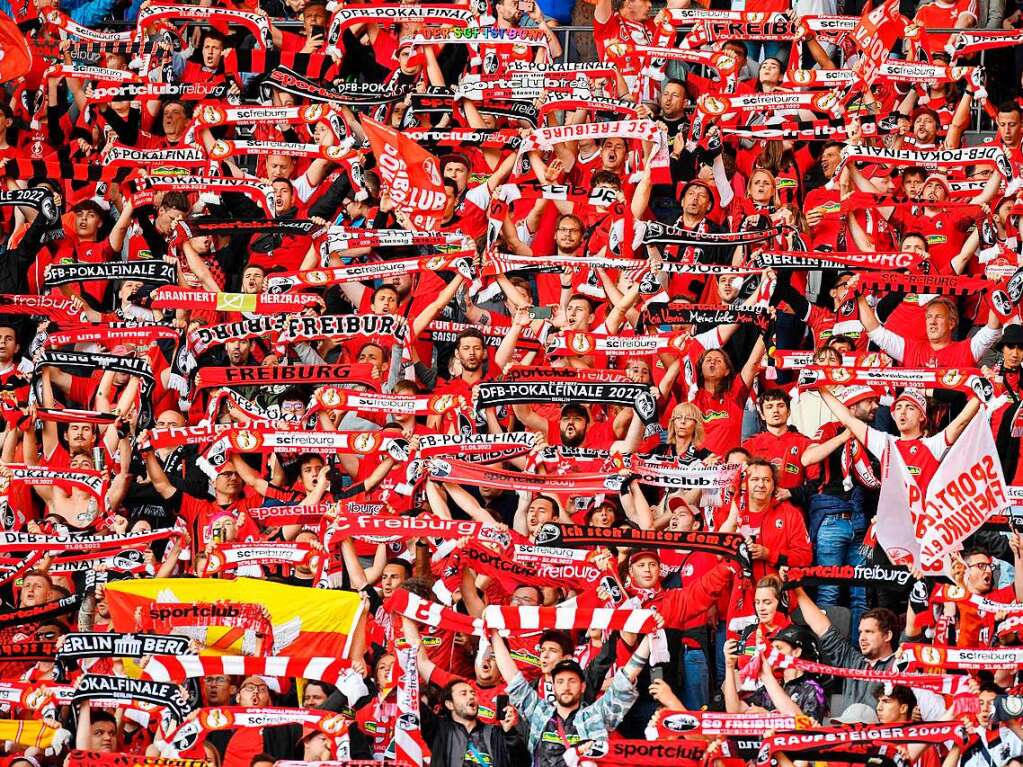 Fr Freiburgs Fans gilt: Alle in Rot!