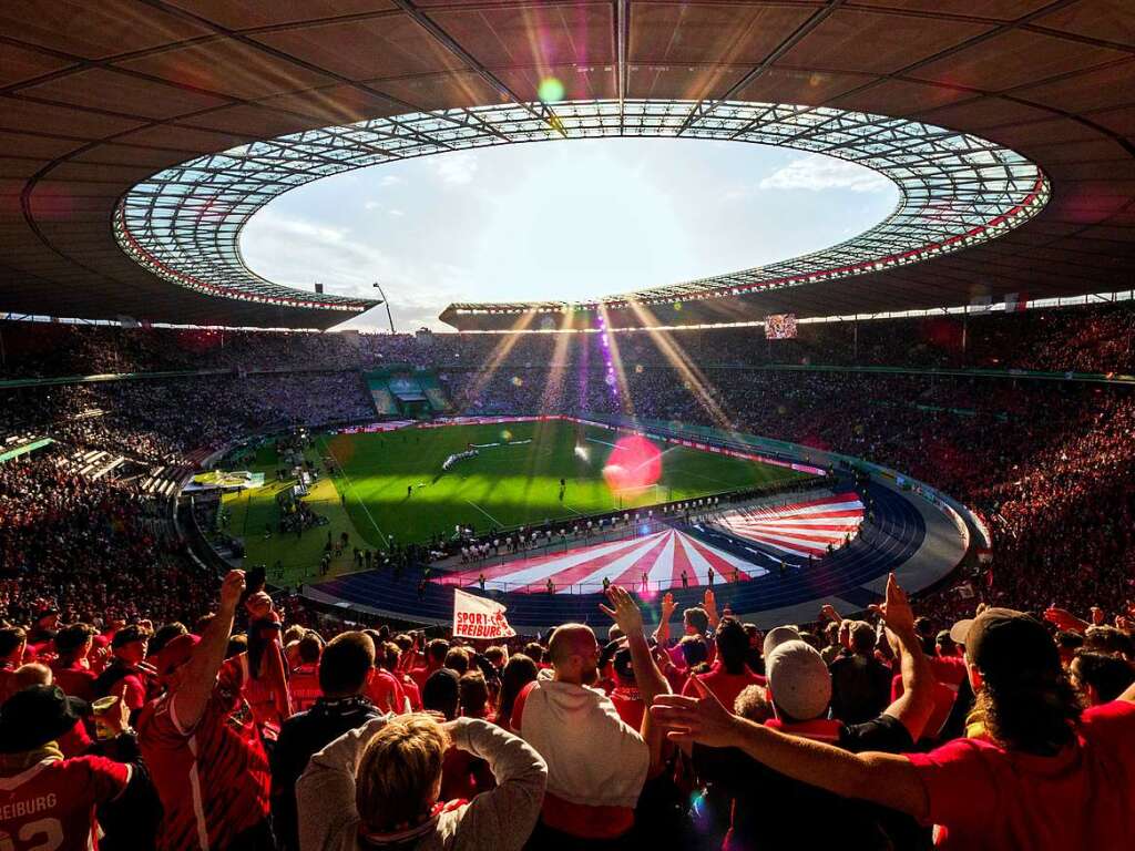 Traumhafte Stimmung im Olympiastadion.