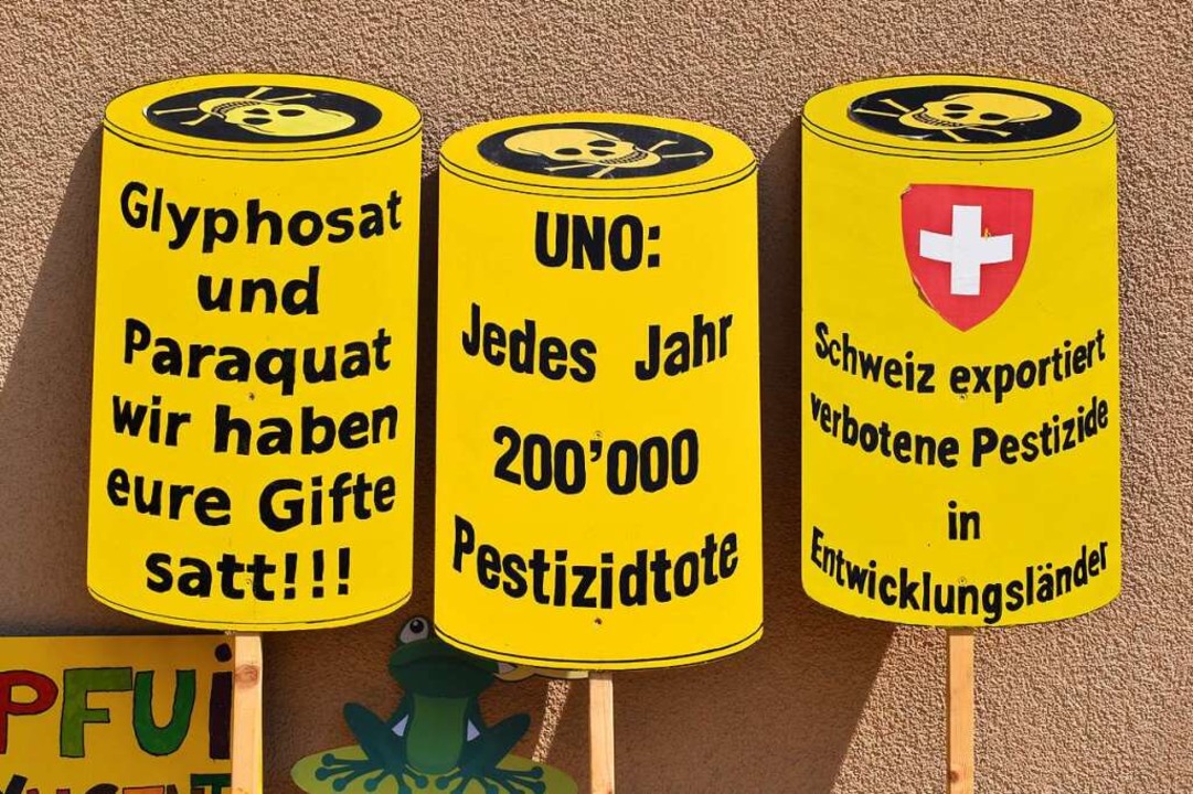 In Basel haben etwa 300 Menschen erneu...dwirtschaft demonstriert (Archivbild).  | Foto: Thomas Loisl Mink