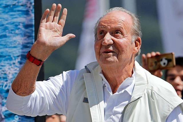Wiedersehen von Skandal-Altkönig Juan Carlos mit Sohn Felipe in Madrid