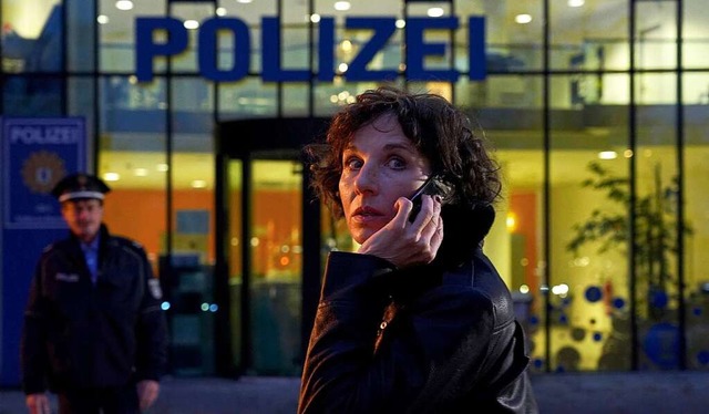 Meret Becker ein letztes Mal als Nina Rubin  | Foto: Hans Joachim Pfeiffer (dpa)