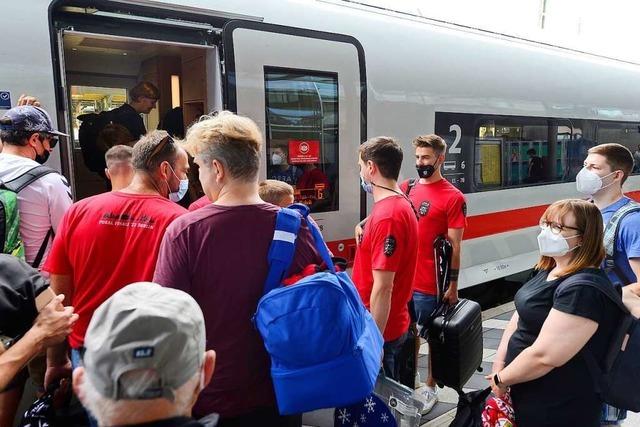 Viele Freiburger SC-Fans waren genervt von der Deutschen Bahn