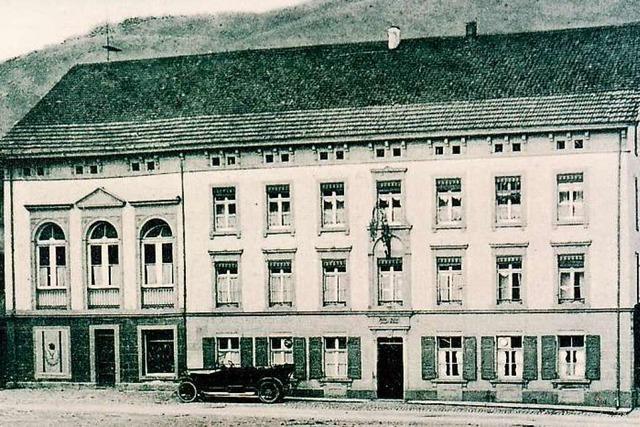 Vertreter der Eisenbahnverwaltung trafen sich 1884 in Wehr