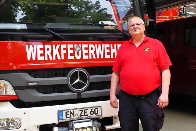 Fast 44 Jahre ist es her, dass Ulrich ...sfeuerwehr des Psychiatriezentrums an.  | Foto: Sylvia-Karina Jahn