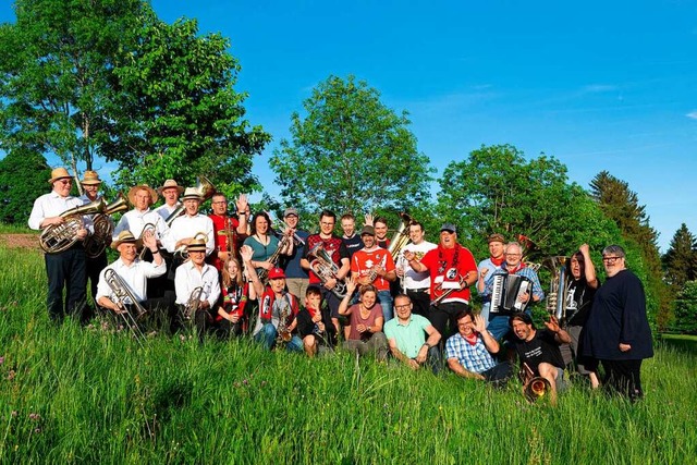 Alle Musikerinnen und Musiker  der verschiedenen Formationen   | Foto: Wolfgang Scheu