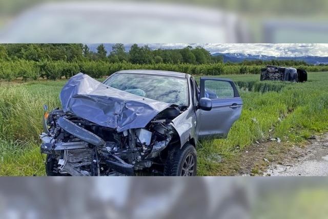 berschlag nach Kreuzungskollision