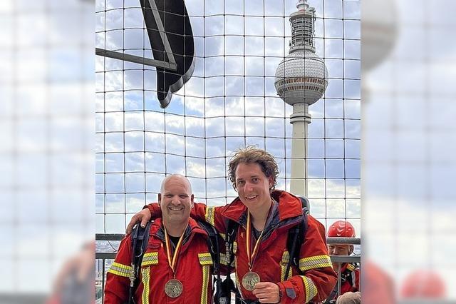 Beim Stairrun in Berlin dabei